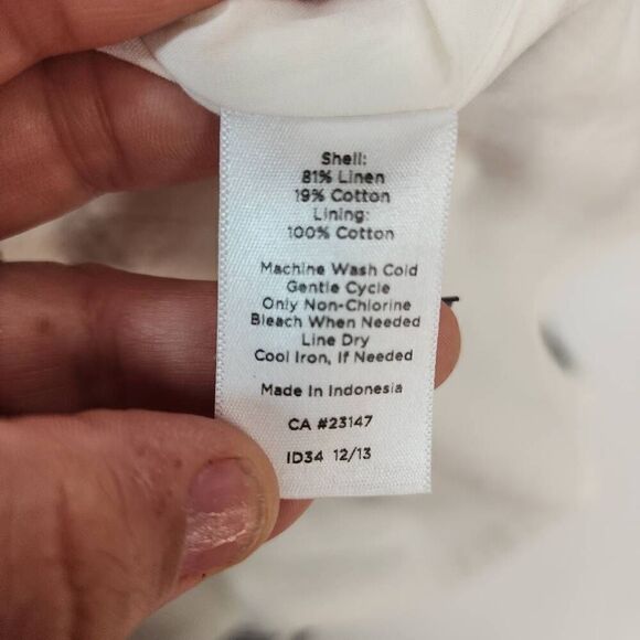 Talbots Size 6 Asymmetrical Stripes A Line Skirt Career Knee-Length U - Picture 6 of 6